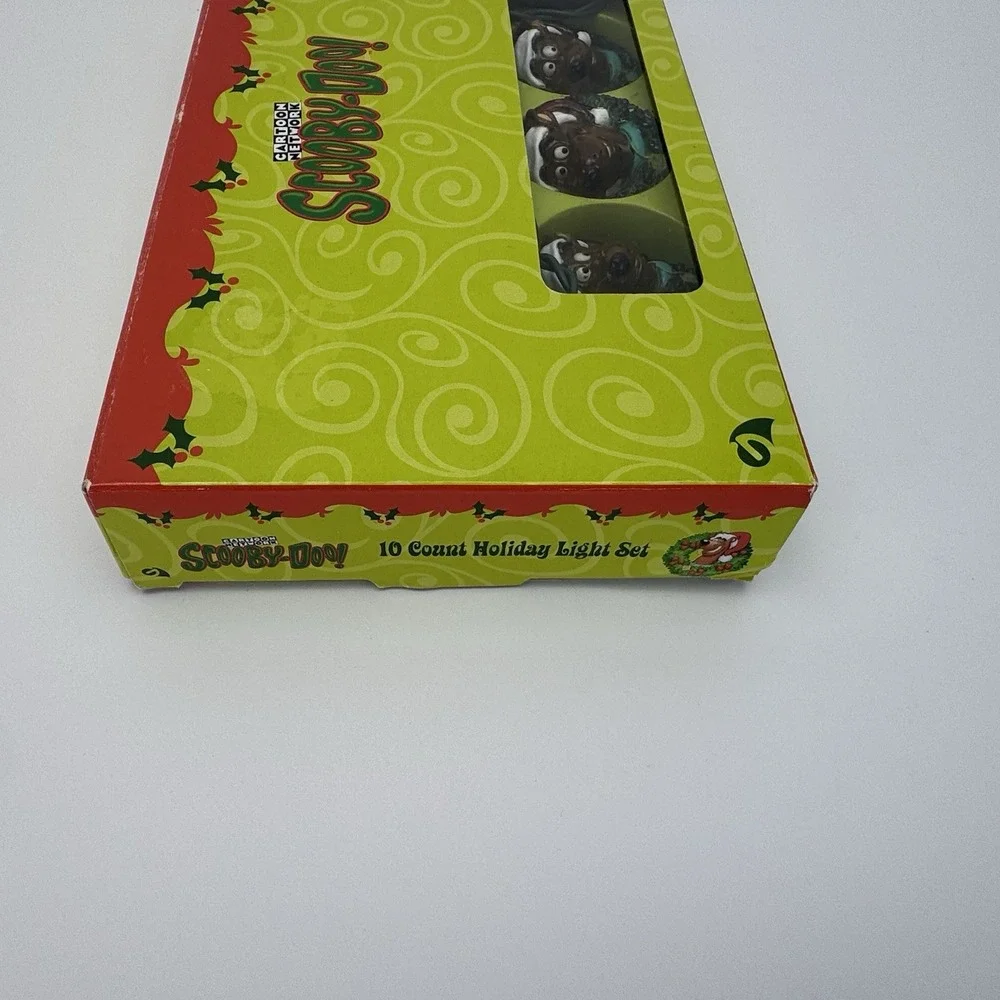 2001 Gemmy Scooby-Doo Cartoon Network 10 Ct Holiday Christmas String Light Set